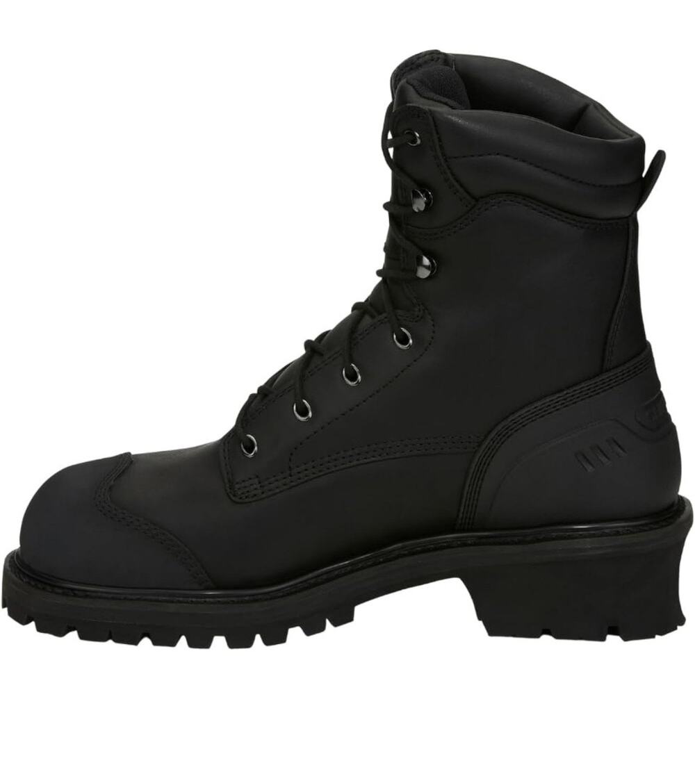 New Chippewa Men's Black Oiled Waterproof Insulated Composition Boot Size 7.5XW